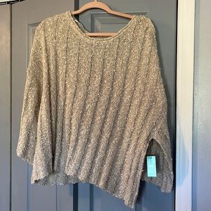 Tan pullover sweater